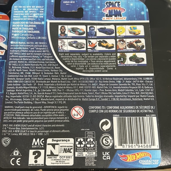 Hot Wheels - Space Jams A New Legacy (5) Car Lot - Lebron James and more - Picture 7 of 8